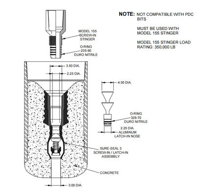 satın al API Standart Stab In Float Collar And Shoe With 100% PDC Accessories For Cementing Wells (Çeşmeler için % 100 PDC Aksesuarları) online manufacture