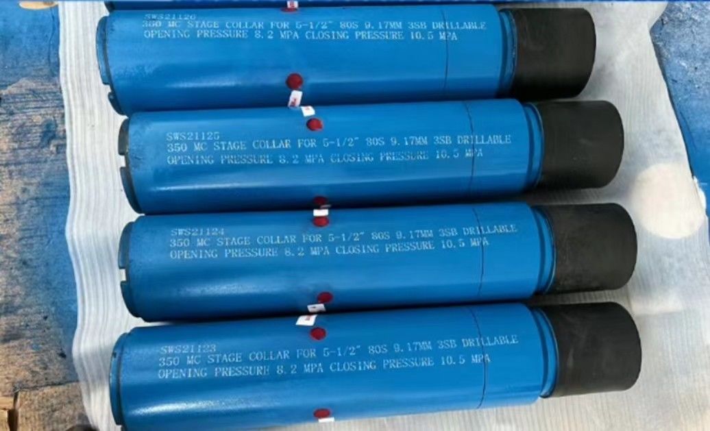 API ISO Standart 7 L80 BTC Petrol veya Gaz Kuyuları Çimentolama için İplik Hidrolik Aşama Yaka