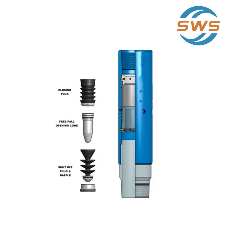 Api Mekanik & Hidrolik 5.69mm Geçişle Baffle Plate Cementing Stage Collar With 718 LTC