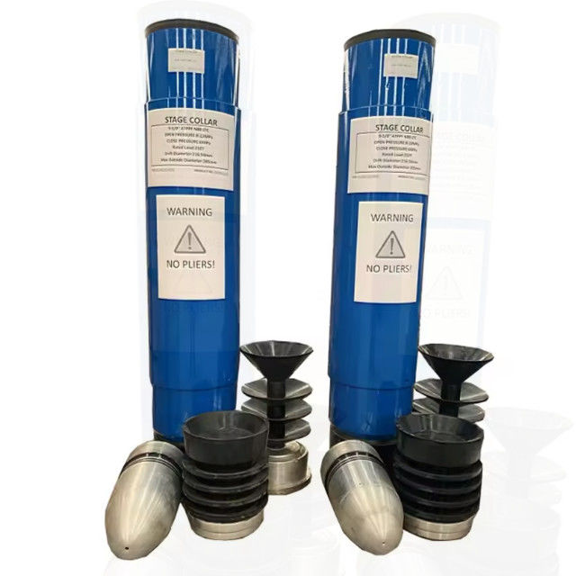 API Standartı 4-1/2 N80 LTC 5.2 ila 6.35 LB/FT Dikey ve Hafifçe Sapıklıklı Kuyu Borları için Mekanik Aşama Yaka