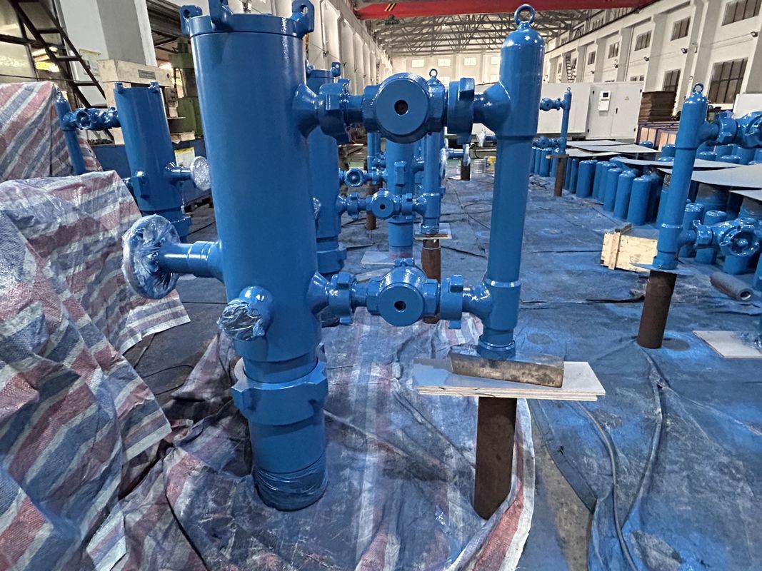 5-1/2 '' API Kürsü LTC Bağlantı 54Mpa Test Basıncı Ahşap Paketle Çift Fiş Çimento Başı 450KG
