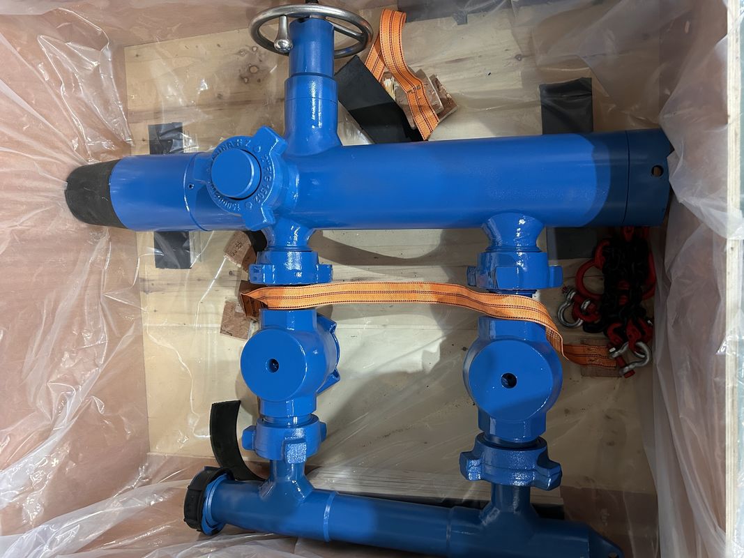 5-1/2'' API Kapak LTC Bağlantı 35Mpa Çalışma Basıncı 54Mpa Test Basıncı Çift Fiş Çimento Başlığı