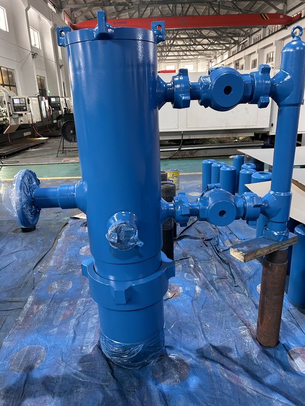 12-3/4' API Kürsü LTC BTC Bağlama Bağlı 54Mpa Test Basıncı Ahşap Paketle Çift Fiş Çimento Başlığı 760KG