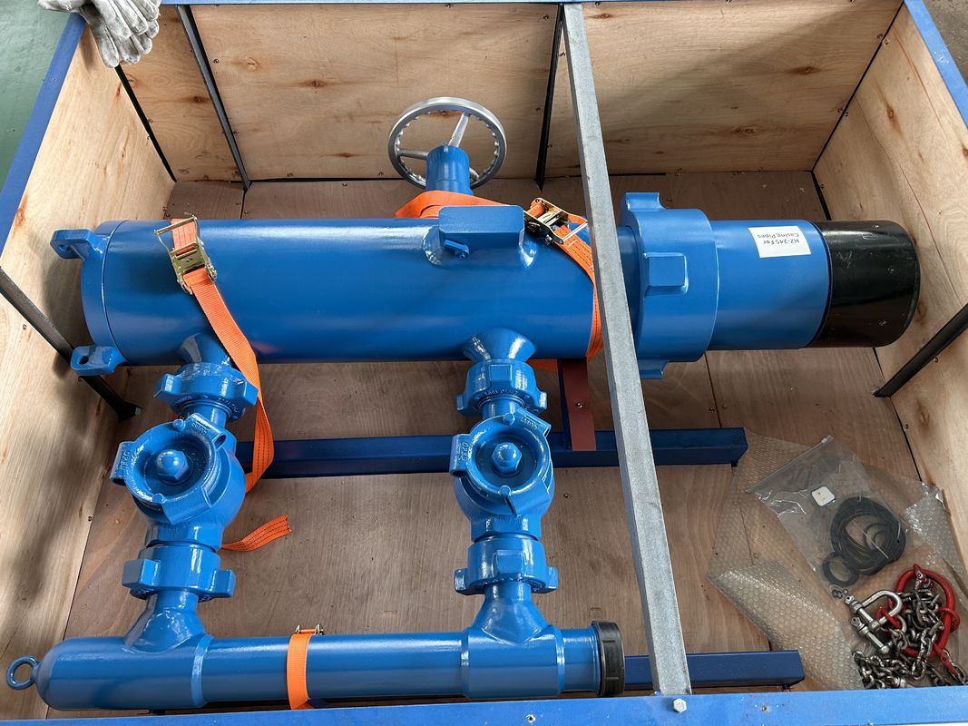 5-1/2 '' API Kürsü LTC Bağlantı 54Mpa Test Basıncı Ahşap Paketle Çift Fiş Çimento Başı 450KG