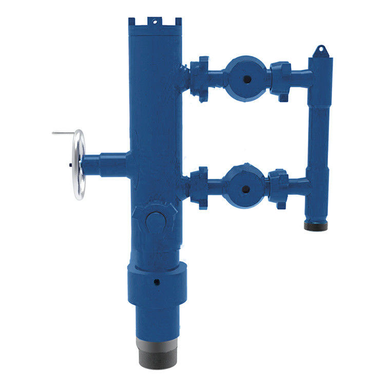 13-3/8'' API Casing BTC Buckle Bağlı Düzenleyici Uyum Çift Fiş Çimento Başlığı