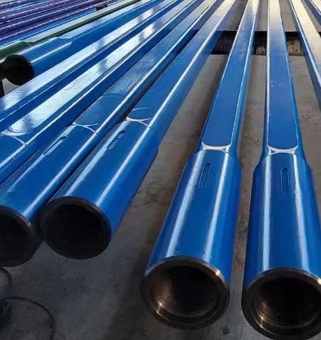 API 7-1 6 Inch 6-5/8 REG NC56 Hexagonal Rotary Kelly 3-1/2 ID Petrol Gazı Buhranı için