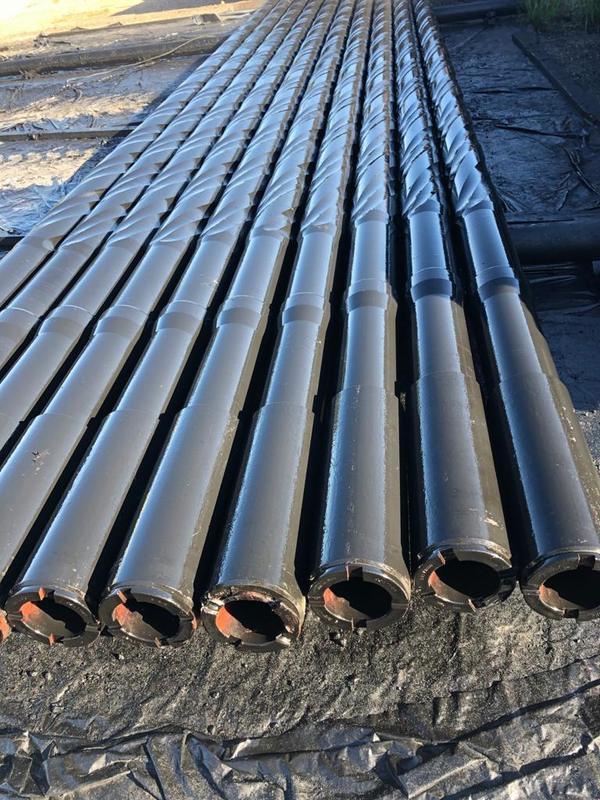 158.8 mm Outside Diameter 71.4 mm Bevel Diameter 9150 or 9450 mm Length Drill Collar